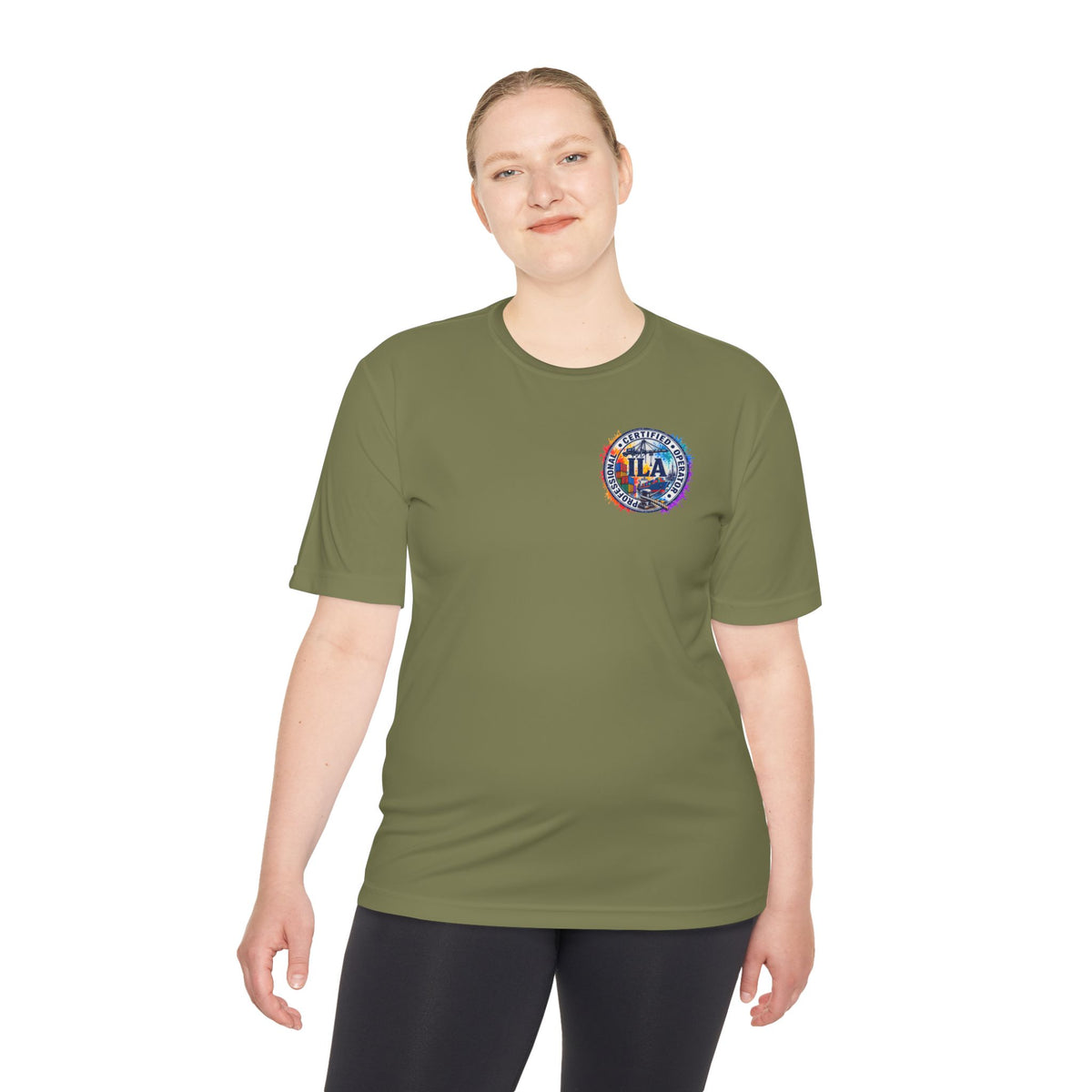 TLA Certified Operator Tee — Colorful Professional Aviation Crew Shirt