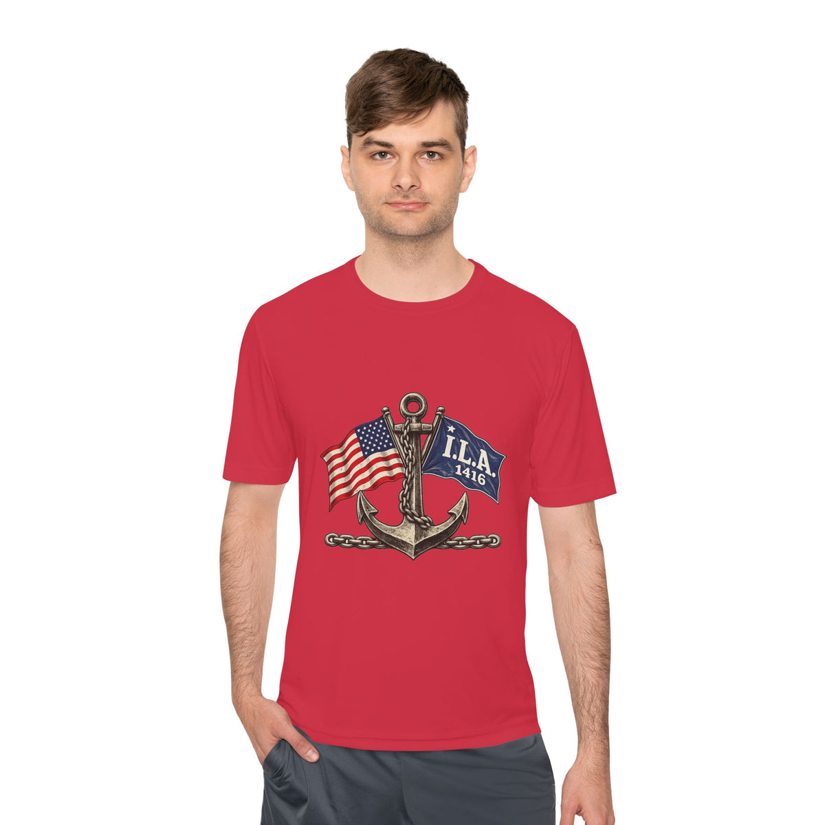 I Love America Unisex Moisture Wicking Tee