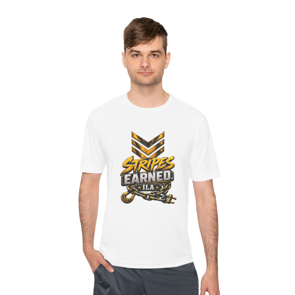 Stripes Earned Unisex Moisture Wicking Tee