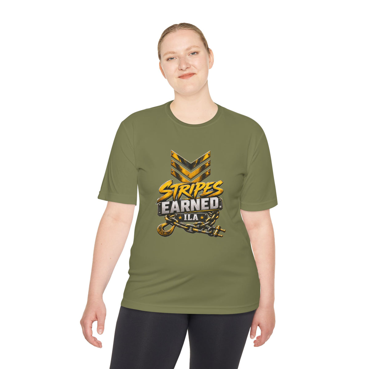 Stripes Earned Unisex Moisture Wicking Tee