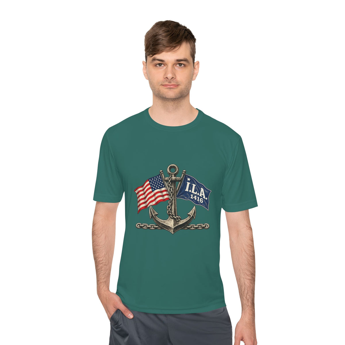 I Love America Unisex Moisture Wicking Tee