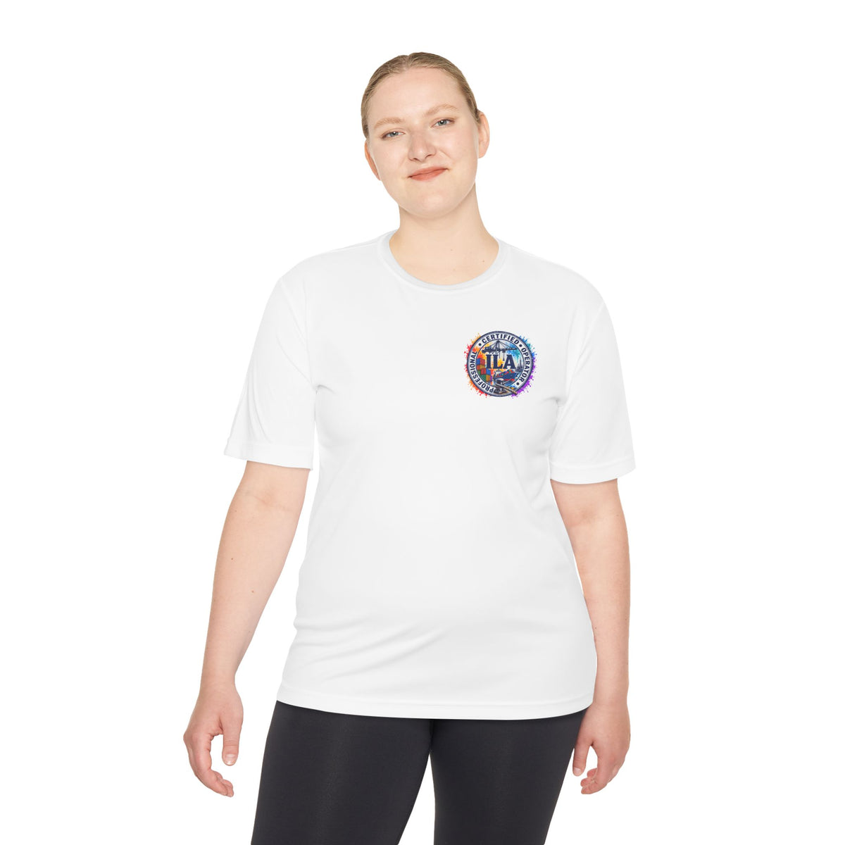 TLA Certified Operator Tee — Colorful Professional Aviation Crew Shirt