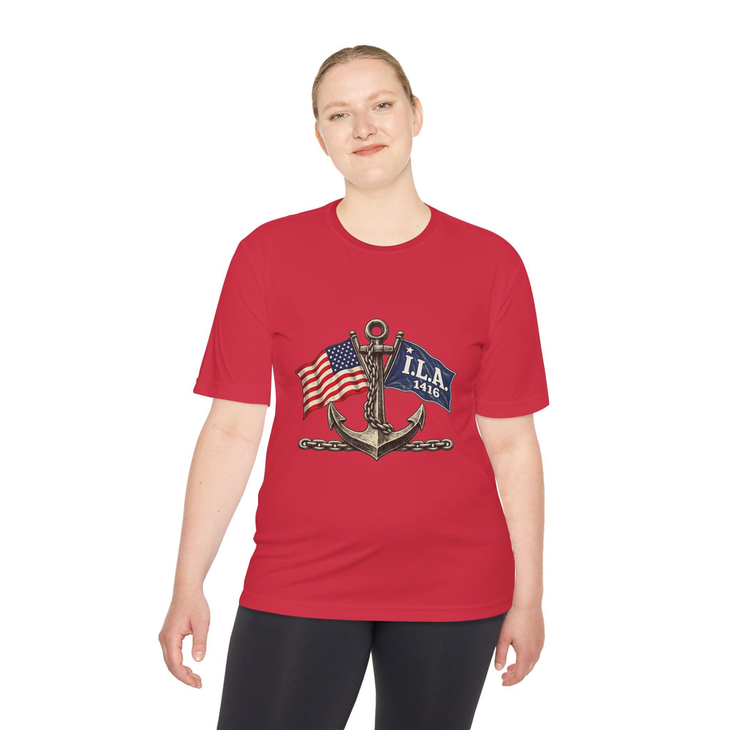 I Love America Unisex Moisture Wicking Tee