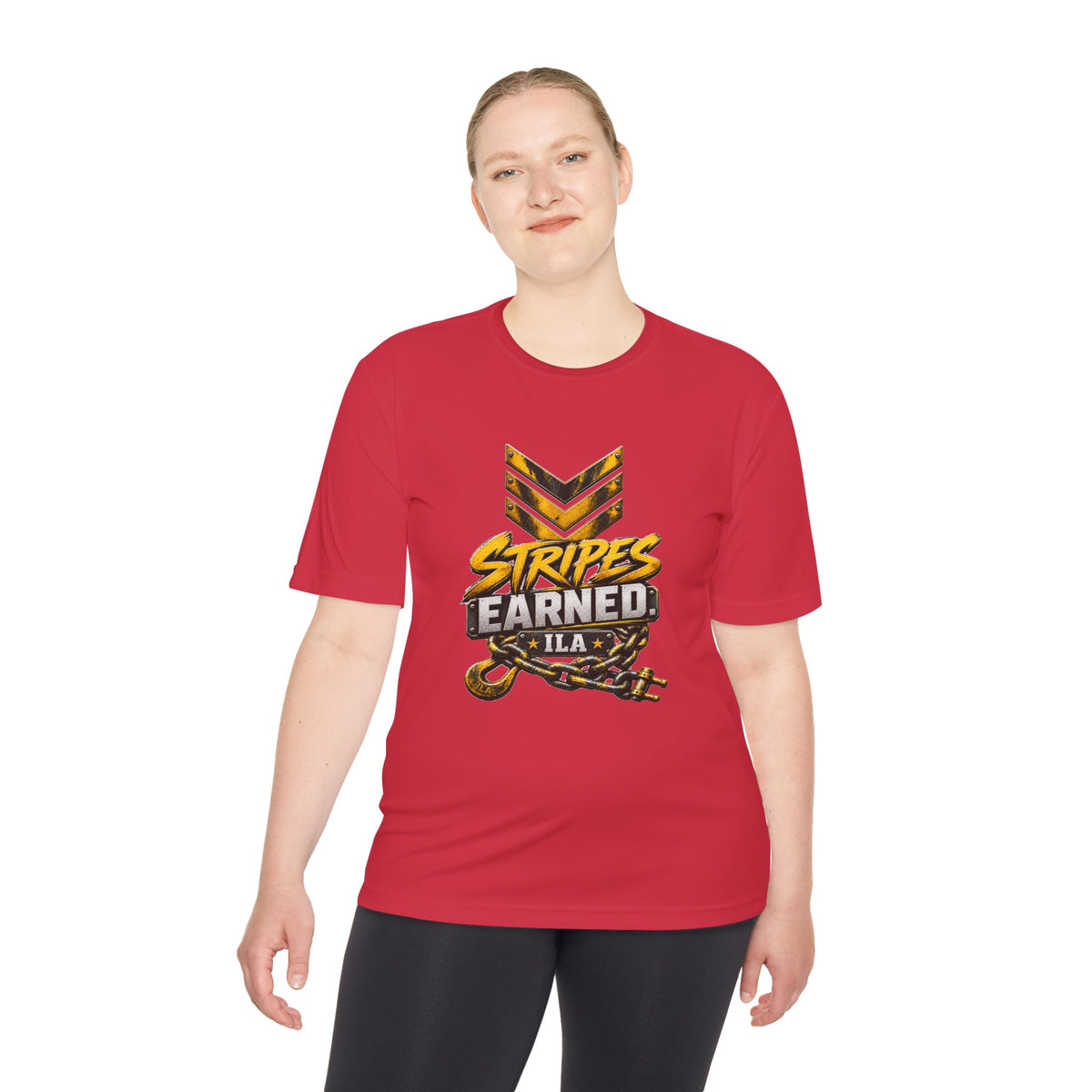 Stripes Earned Unisex Moisture Wicking Tee