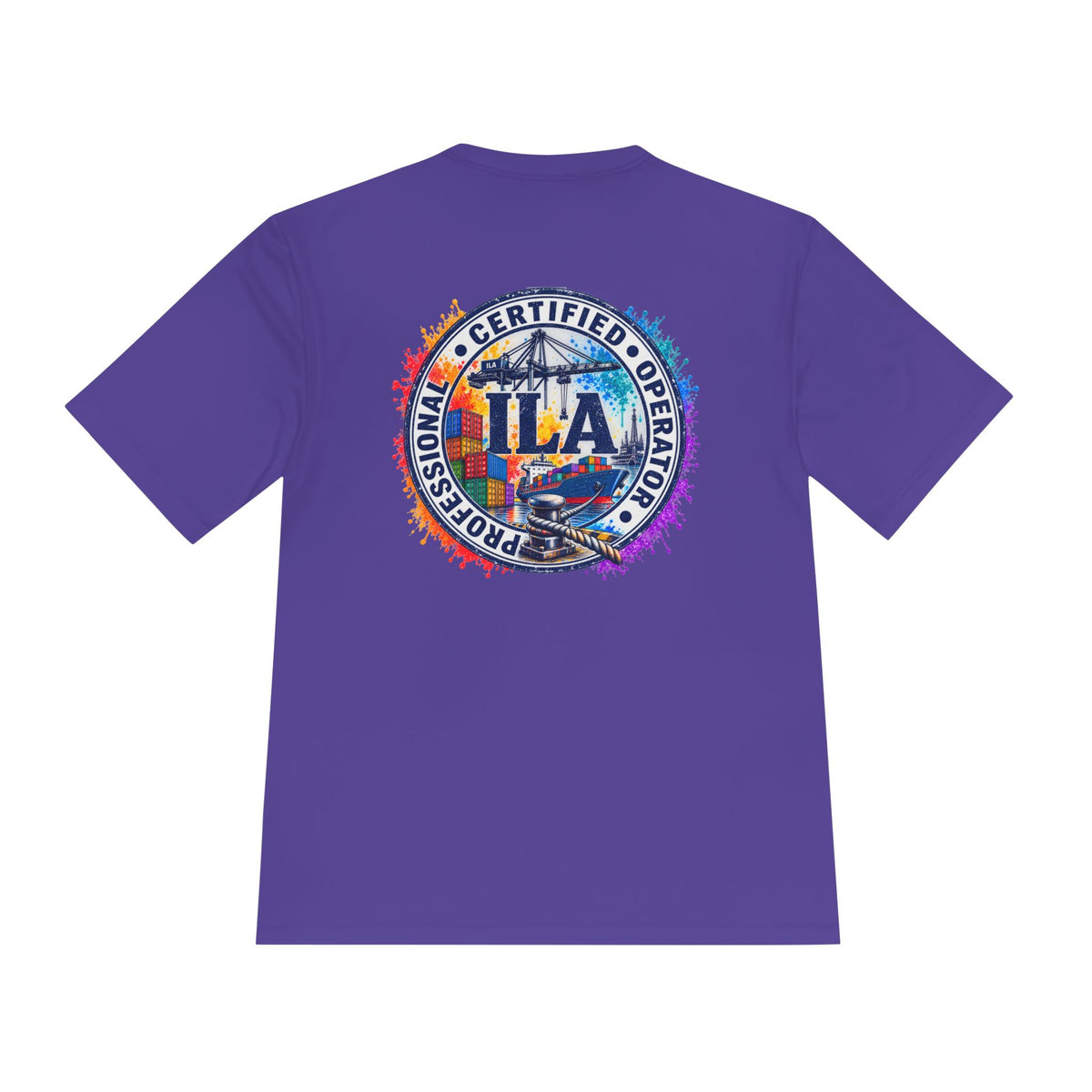 TLA Certified Operator Tee — Colorful Professional Aviation Crew Shirt