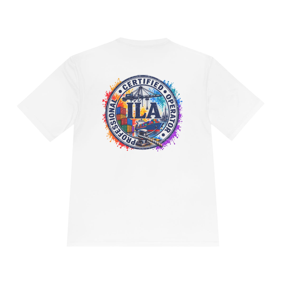 TLA Certified Operator Tee — Colorful Professional Aviation Crew Shirt