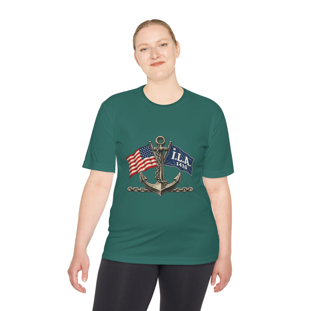 I Love America Unisex Moisture Wicking Tee
