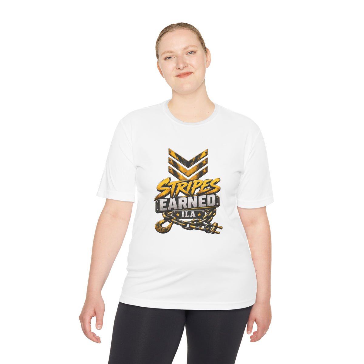 Stripes Earned Unisex Moisture Wicking Tee