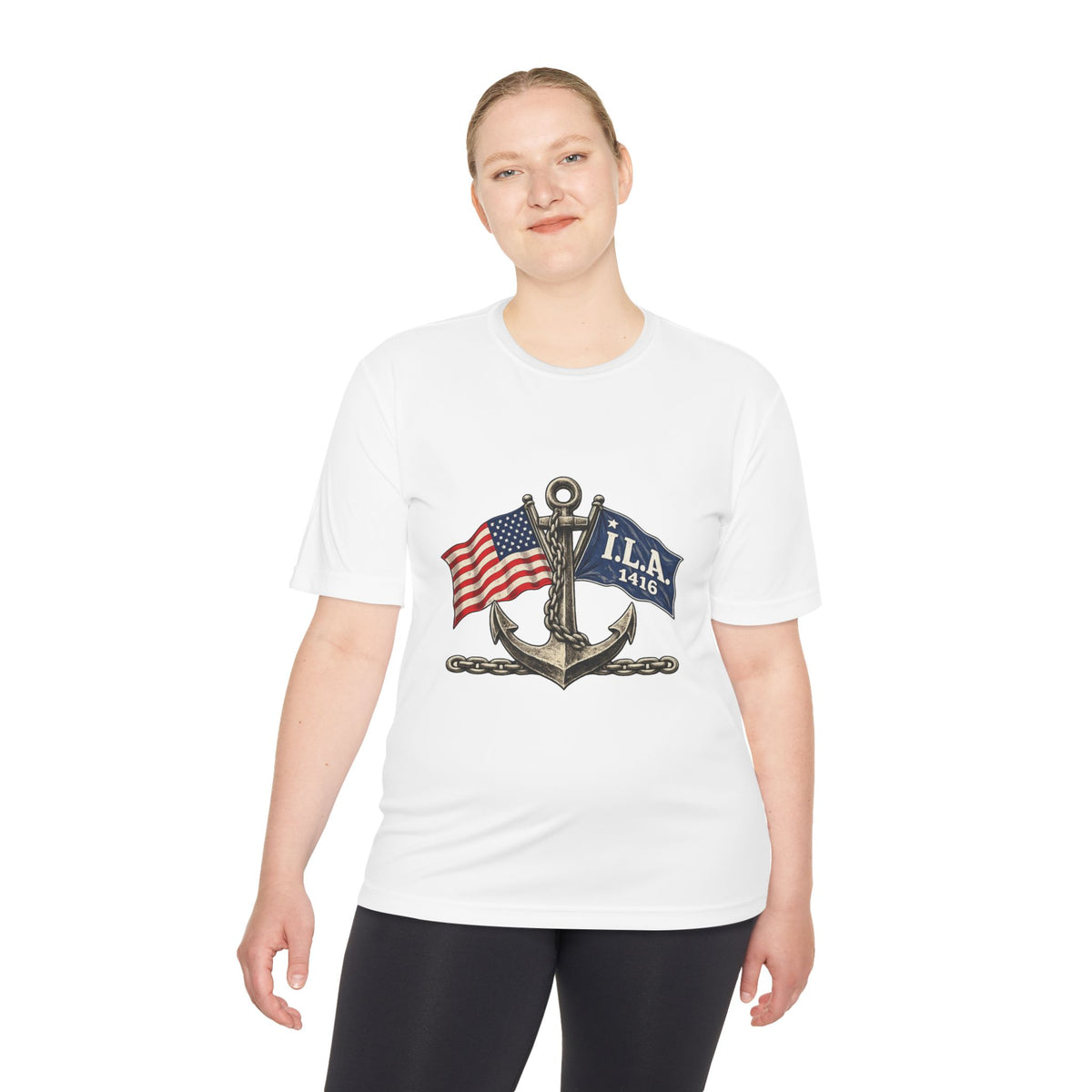I Love America Unisex Moisture Wicking Tee