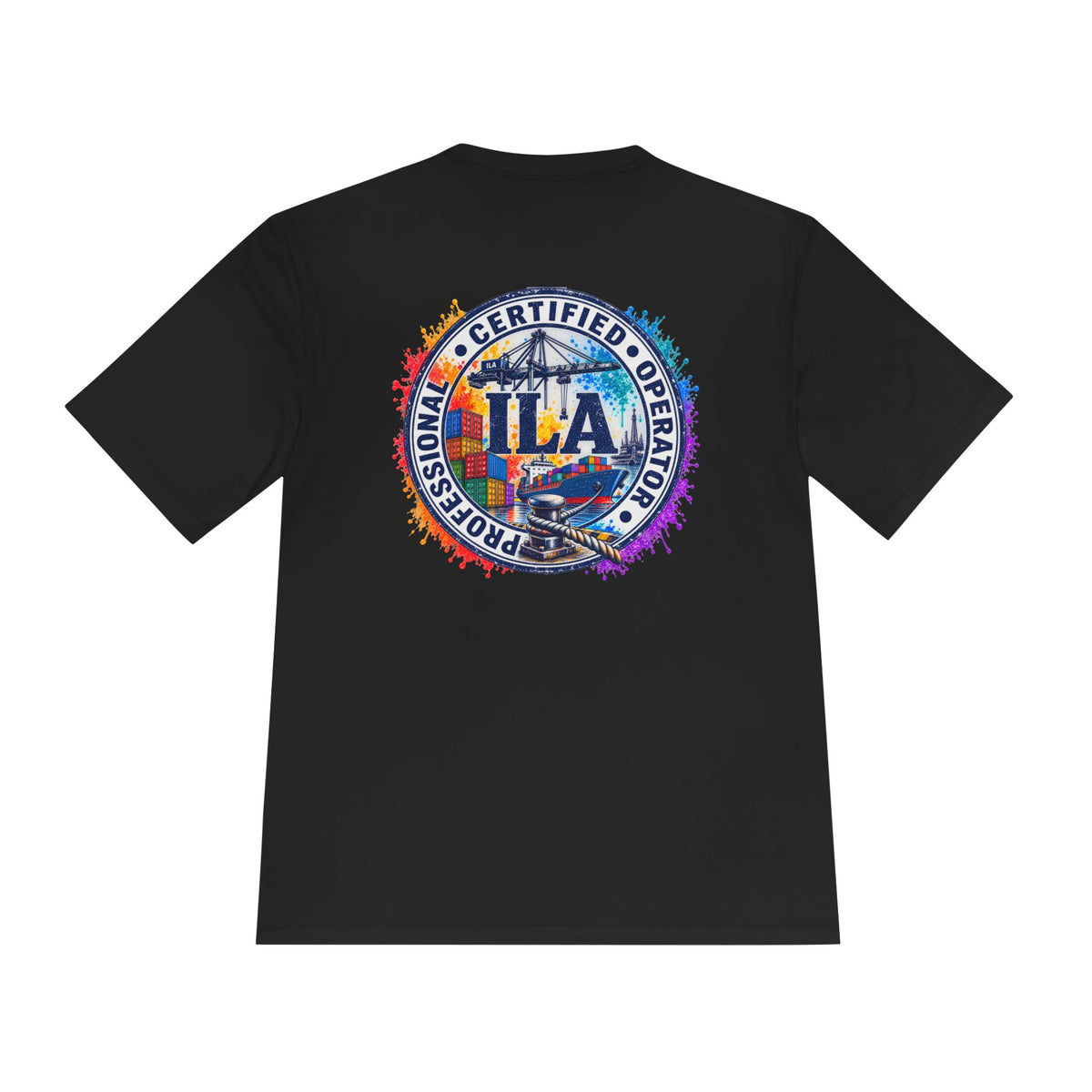 TLA Certified Operator Tee — Colorful Professional Aviation Crew Shirt