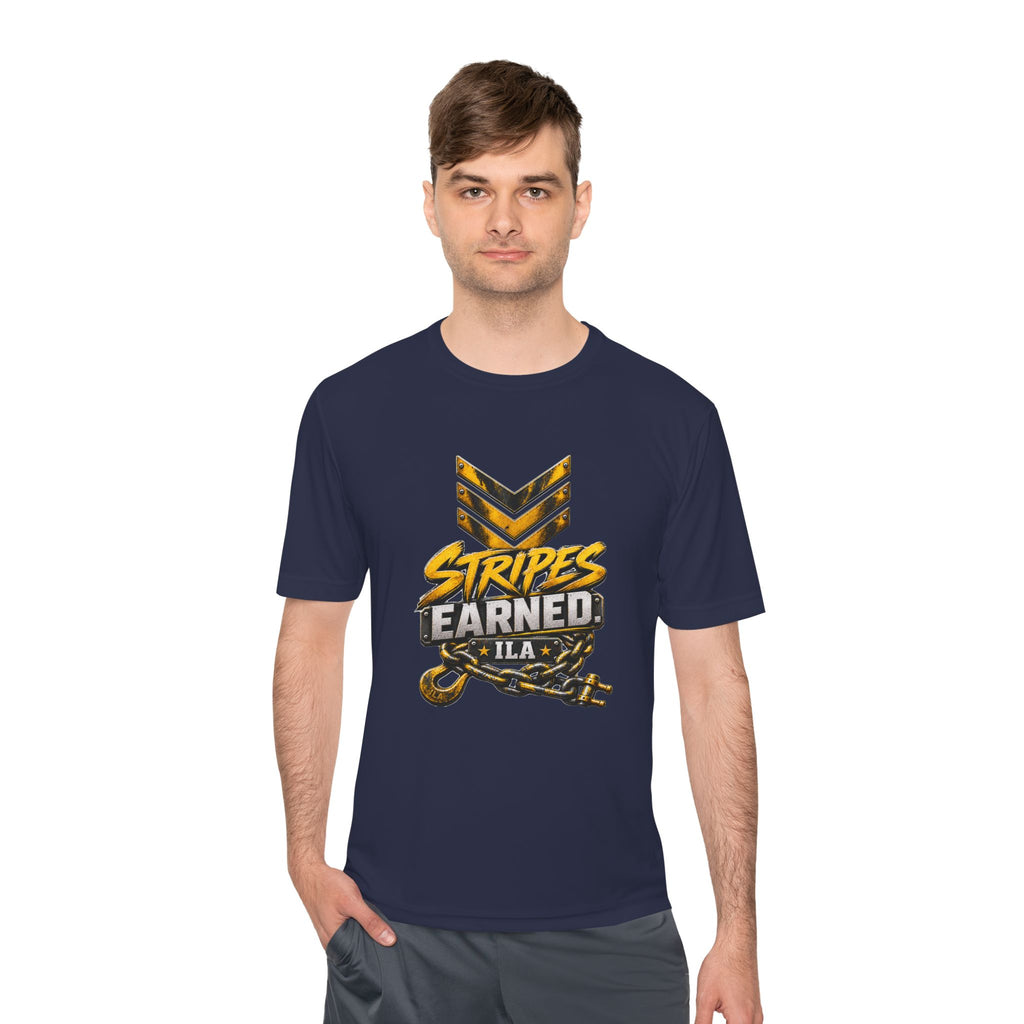 Stripes Earned Unisex Moisture Wicking Tee