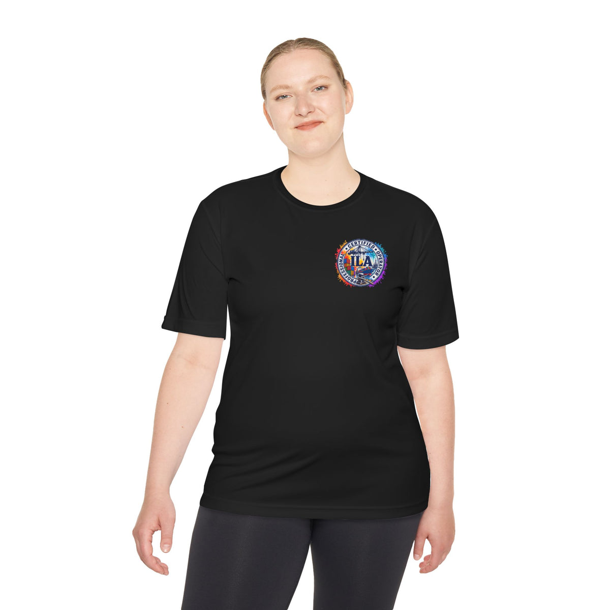 TLA Certified Operator Tee — Colorful Professional Aviation Crew Shirt