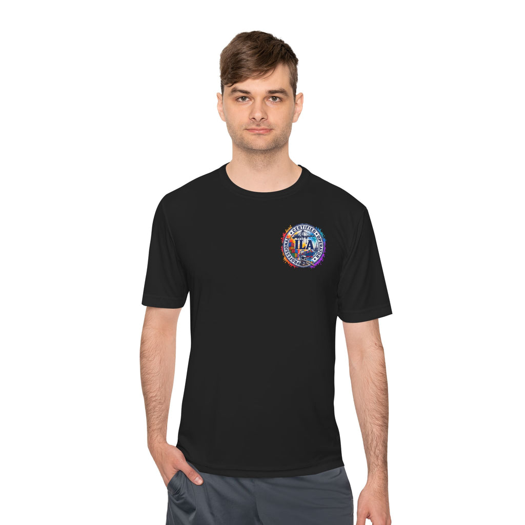 TLA Certified Operator Tee — Colorful Professional Aviation Crew Shirt