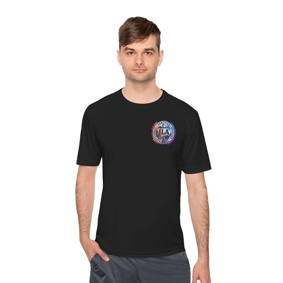 TLA Certified Operator Tee — Colorful Professional Aviation Crew Shirt