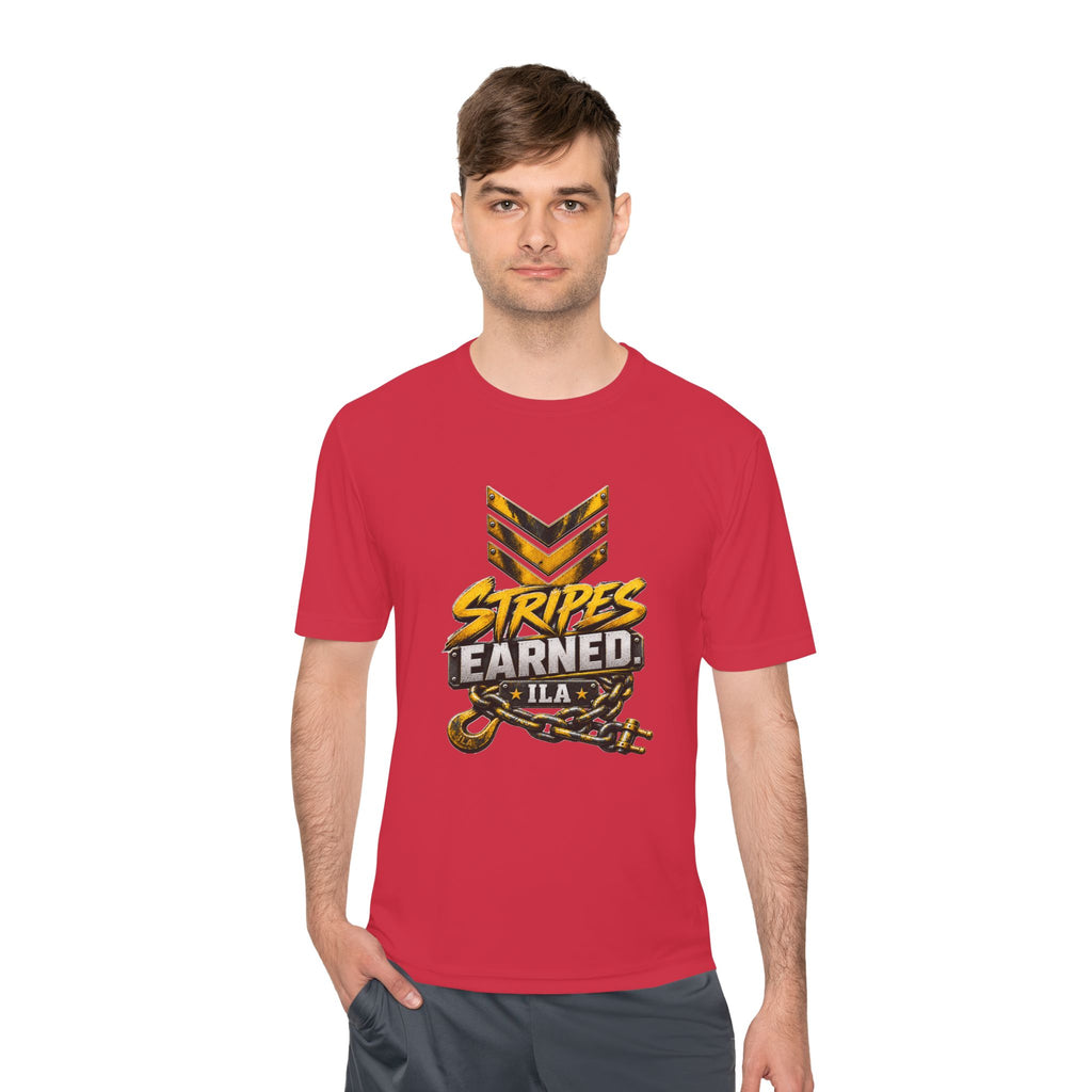 Stripes Earned Unisex Moisture Wicking Tee
