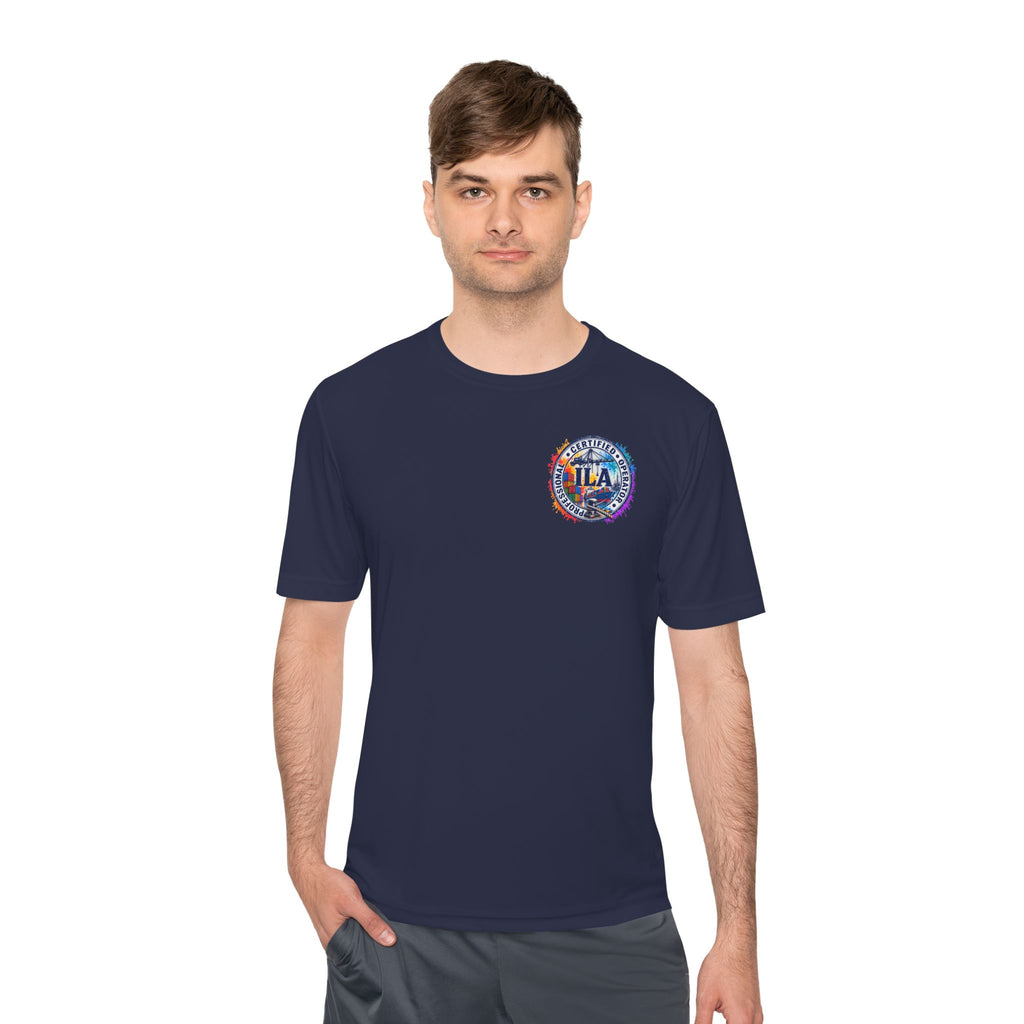 TLA Certified Operator Tee — Colorful Professional Aviation Crew Shirt