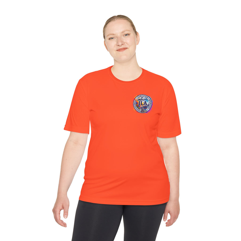 TLA Certified Operator Tee — Colorful Professional Aviation Crew Shirt