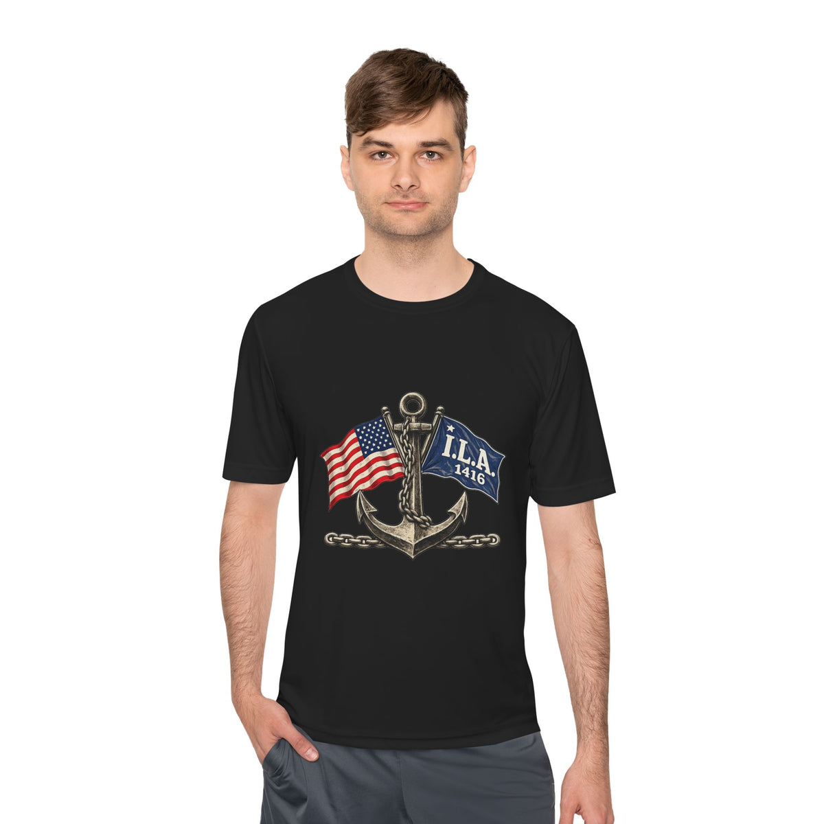 I Love America Unisex Moisture Wicking Tee