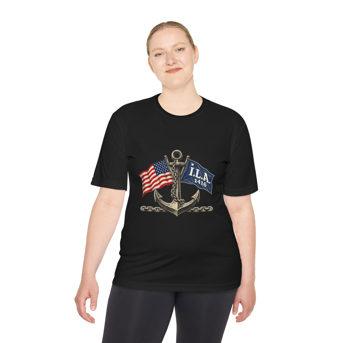 I Love America Unisex Moisture Wicking Tee